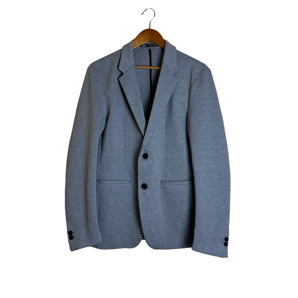 Zara gray comfort suit jacket. Size medium